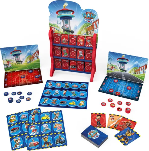 Vista 12 de PAW Patrol: The Movie, Paquete de 4 Juegos de Adventure City Memory Match, Pop-Up, Dominó de Madera y Juegos Lookout, Juguetes de PAW Patrol