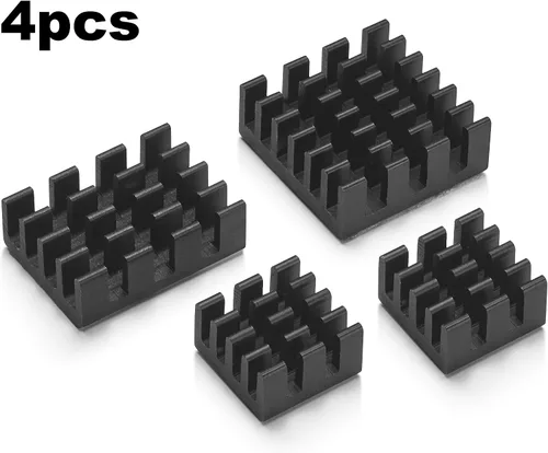 Vista 8 de Vilros Kit básico de iniciación para Raspberry Pi 4 con carcasa ABS refrigerada por ventilador, incluye placa Raspberry Pi 4 y 7 accesorios