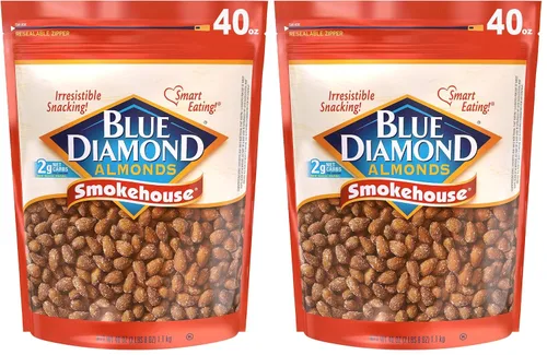 Vista 9 de Blue Diamond Almonds, Nueces de chocolate oscuro y almendra, bolsa de 40 onzas (paquete de 1)