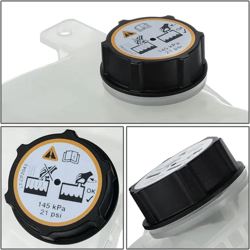 Vista 2 de Auto Dynasty - FO3014157 Tanque de depósito de desbordamiento de refrigerante para automóvil estilo fábrica con tapa compatible con Ford Fusion