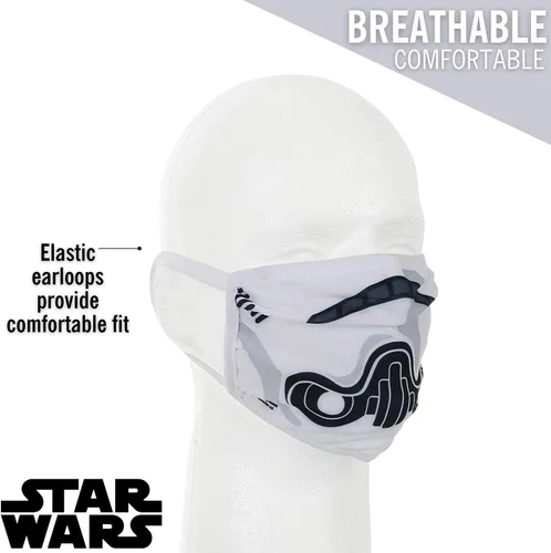 Vista 4 de Storm Trooper - Máscara facial para adultos