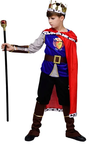 Vista 2 de Disfraz de príncipe medieval para niños