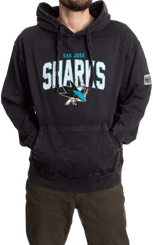 Vista 28 de Calhoun NHL Sudadera con capucha unisex Acid Wash - Sudadera de forro polar vintage para fanáticos