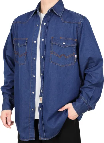 Vista 18 de BOCOMAL Camisas FR 6.25oz Camisas de soldadura ligeras resistentes al fuego Camiseta retardante de fuego para hombres