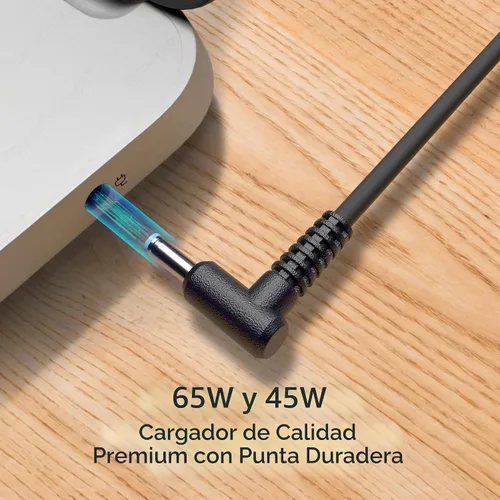 Vista 12 de PowerSource Adaptador de CA HP Smart Blue Tip de 19.5V 65W 45W Certificado UL de 14 Pies de Largo para Muchos Modelos Incluyendo X360 Pavilion