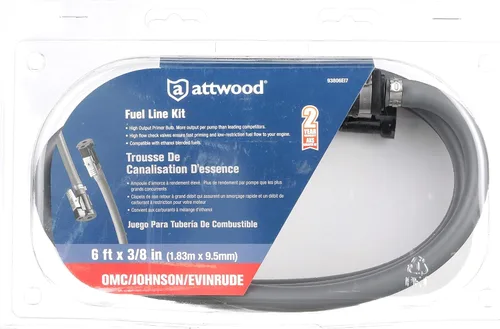 Vista 7 de Attwood Kit de línea de combustible portátil para tanque de combustible, no para uso en EE. UU., 93806EI7