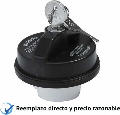 Vista 5 de Tapa de gas de bloqueo, tapa de combustible con bloqueo para Chrysler Dodge Jeep Ram - Liberty Compass Commander Challenger Patriot Grand Caravan