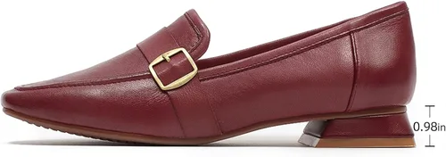 Vista 2 de Mona Flying - Mocasines de cuero planos informales para mujer