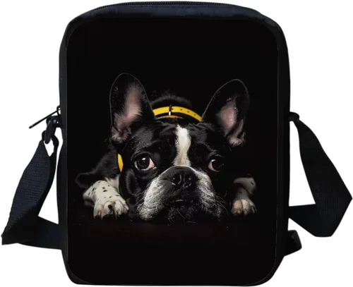 Vista 10 de HUGS IDEA Animales Cara Pequeña Crossbody Bolsos Bolso De Hombro Bandera estadounidense