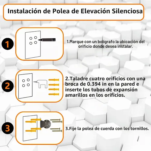 Vista 7 de Polea de rueda de ranura de acero inoxidable, bloque de polea súper silencioso para equipos de gimnasio de bricolaje, rodamiento dúplex desmontable
