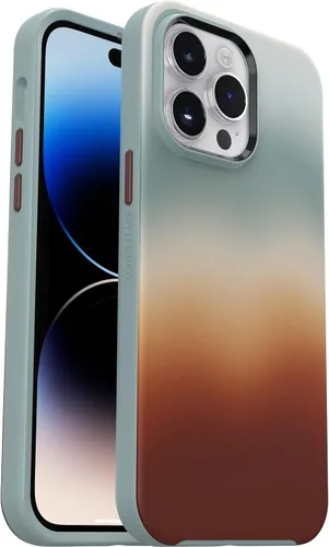 Vista 8 de OtterBox Serie Symmetry Clear Series+ Funda con MagSafe para iPhone 14 Pro Max (Solo) - No se ofrece al por menor - Instinto Animal
