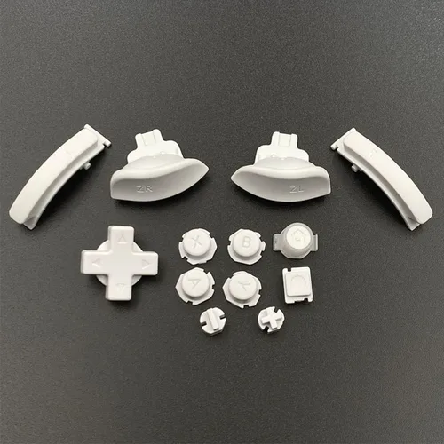 Vista 5 de Replacement ABXY D Pad Keys Buttons with Silicone Mat for Nintendo Switch Lite L R ZL ZR Trigger Button Repair Parts