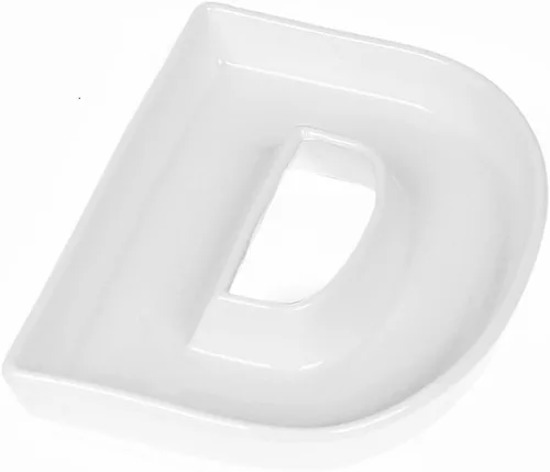 Vista 23 de Coffeezone - Plato de cerámica para dulces y nueces, decoración para bodas y fiestas, Blanco
