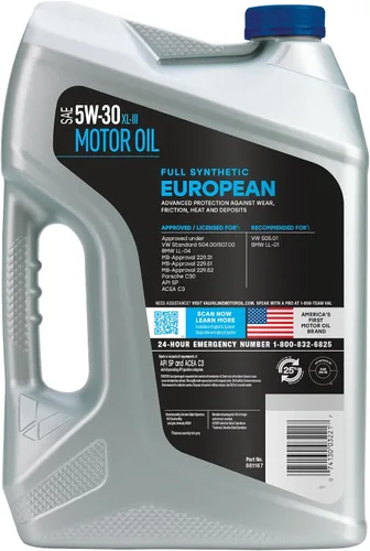 Vista 98 de Valvoline SynPower Full aceite sintético para motor, 1 Cuarto de galón, Ambar