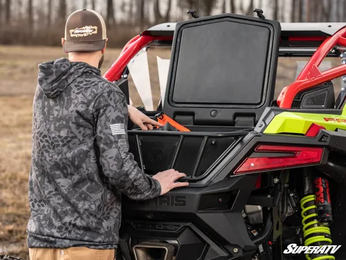 Vista 6 de SuperATV Enfriador/caja de carga con aislamiento trasero resistente para Polaris RZR Pro R 2022+ Polaris RZR Pro R 4 2022+ Almacenamiento