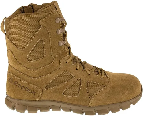 Vista 3 de Reebok Men's Sublite Cushion Safety Toe 8" Tactical Boot with Side Zipper Industrial & Construction