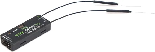 Vista 5 de FrSky TW GR8 Receptor dual de 2.4 GHz con sensor Vario 8 salidas PWM Redundante SBUS Telemetría RC Glider Compatible con FBUS/S.Port OTA actualizable