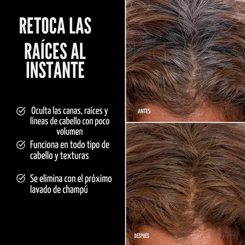Vista 2 de EVERPRO Gray Away - Spray instantáneo para cubrir raíces, 2.5 onzas, marrón claro