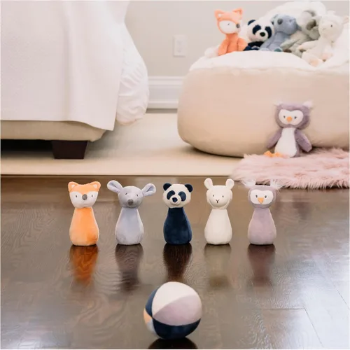 Vista 2 de GUND Baby Baby Toothpick My First Bowling - Juego de 6 peluches de 6 pulgadas