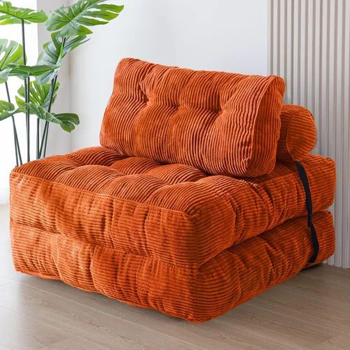 Vista 17 de MAXYOYO Folding Sofa Bed, Convertible Chair Bed with Pillow