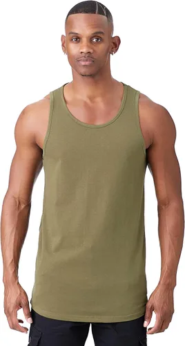 Vista 21 de Remera informal de jersey, sin mangas, lisa, básica (talles hasta 3XL, varios colores), para hombre.