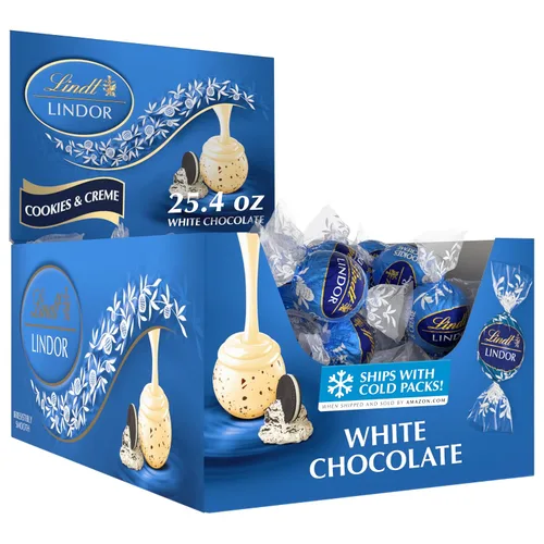 Vista 51 de Lindt Lindor - Trufas de chocolate extra oscuro 60 %, caramelo de chocolate negro con centro de trufa suave y derretida, ideal para regalar, 5.1