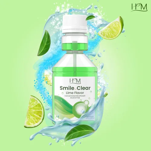 Vista 6 de HM - Smile Clear Enjuague bucal concentrado sin alcohol, ingredientes inteligentes para el cuidado dental avanzado, para el mal aliento