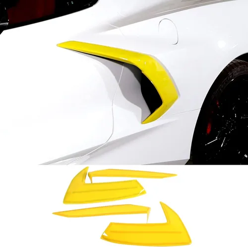 Vista 9 de Cubierta para manija de puerta de automóvil para Chevrolet Corvette C8 Stingray Z06 2020-2025, accesorios de decoración de puerta de ventilación