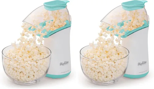 Vista 7 de Presto 04867 Poplite Plus Hot Air Popcorn Popper - Taza Medidora Incorporada + Derrite Mantequilla, Fácil de Limpiar, Enrollador de Cable