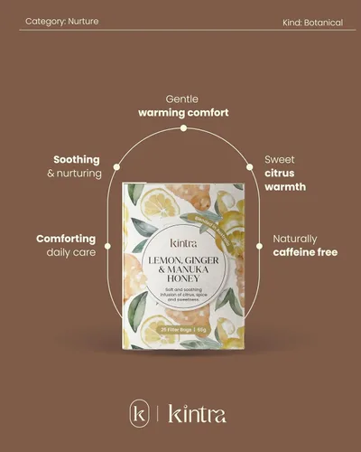 Vista 2 de Kintra Foods Bolsitas de té de hierbas Rooibos africanas, 32 bolsas de filtro, 2.82 oz