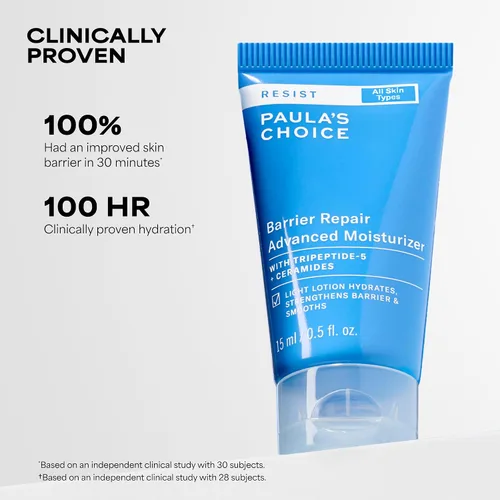 Vista 3 de Paula's Choice RESIST Barrier Repair - Hidratante facial avanzado con ceramidas, péptidos, crema facial de hidratación profunda para arrugas