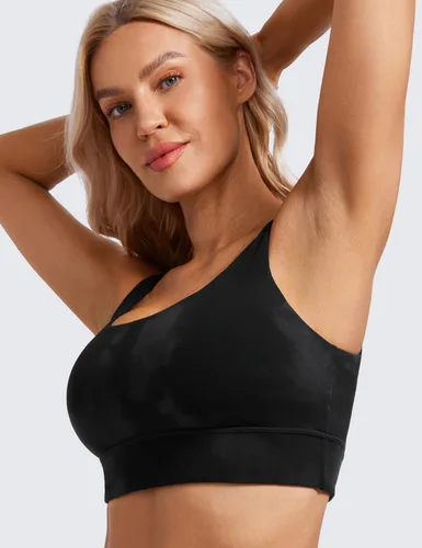 Vista 41 de CRZ YOGA Butterluxe - Brasier deportivo con espalda en U para mujer, cuello redondo, acolchado, de bajo impacto, para yoga, entrenamiento