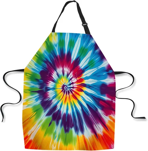 Vista 24 de Delantal de Cocina de Cocina Tiburón Marino Verde Delantal de Cocina para Hornear Chef Delantal Impermeable para Mujeres Hombres 31X27 Pulgadas
