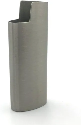 Vista 8 de Juego de 6 piezas de metal encendedor caso cubierta titular para mini BIC encendedor J5