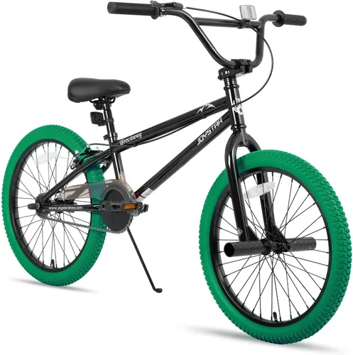Vista 18 de JOYSTAR Brockway Freestyle - Bicicletas BMX para niños de 20 pulgadas y 24 pulgadas, bicicletas para niños de 6 a 14 años y ciclistas de nivel
