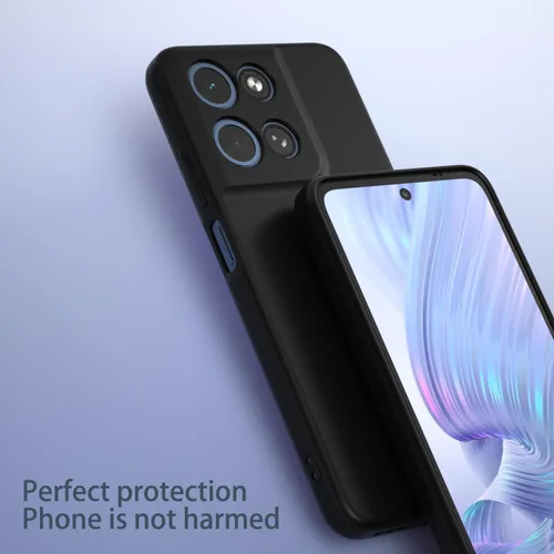 Vista 3 de Funda de silicona suave para Moto G 2026, color negro