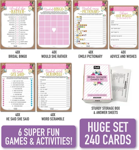 Vista 5 de Neatz Juegos de despedida de soltera - Juego de 240 tarros de masón rosa, 6 juegos para 40 invitados