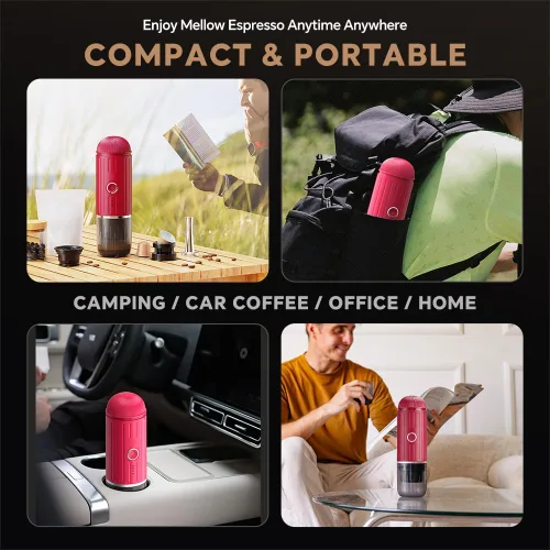 Vista 14 de Máquina de café espresso eléctrica portátil para cápsulas