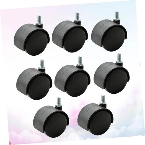 Vista 2 de ULTECHNOVO 8 unids 2 ruedas para muebles silla ruedas ruedas silla oficina ruedas silla rueda nido