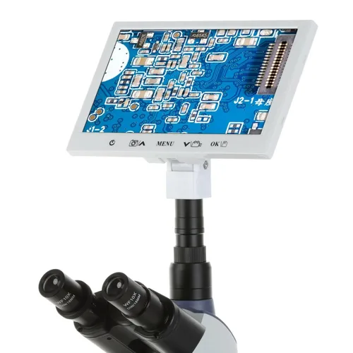 Vista 3 de AmScope - Pantalla de 9" con cámara incorporada para microscopios - HDC109-23