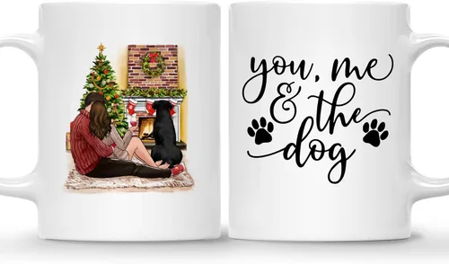 Vista 13 de Gossby Taza de café Dog Dad – Regalo para hombres amantes de los perros labrador retriever negro, regalo de cumpleaños, regalo de Navidad para papá