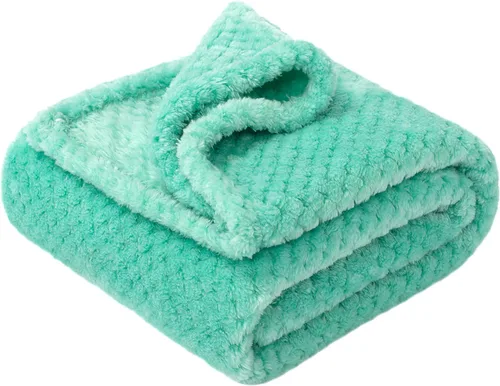 Vista 84 de Manta difusa o manta mullida para bebé, suave y cálida y acogedora manta de lana de coral para niños pequeños, bebés o recién nacidos, para cuna