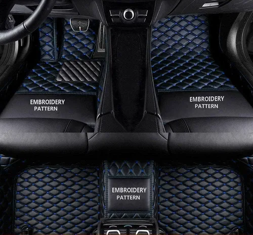 Vista 14 de La personalización privada incluye el 96% de los sedán, SUV, tapetes de coche deportivo, forro de cuero antideslizante, alfombrillas de auto Beige