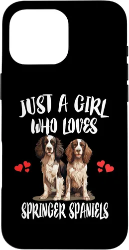 Vista 19 de Just A Girl Who Loves Springer Spaniels Dog Case for iPhone 17