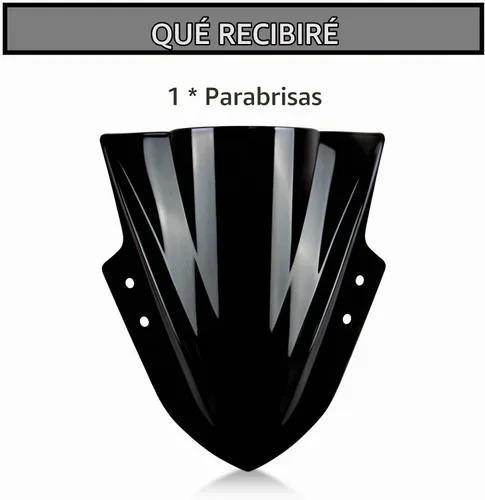 Vista 5 de PSLER Deflector de viento de doble burbuja para Ninja 300 EX300 2013-2017