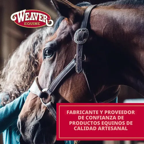 Vista 5 de Weaver Equino Turquesa Cruz Turquesa Rebordeado Señoras Espolón Correas Aceite Oscuro 45-0426