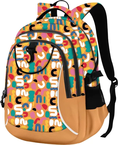 Vista 22 de Mochila escolar estilo Rickyh, mochila de viaje para hombres y mujeres, mochila ligera con compartimento para portátil, Tamaño único