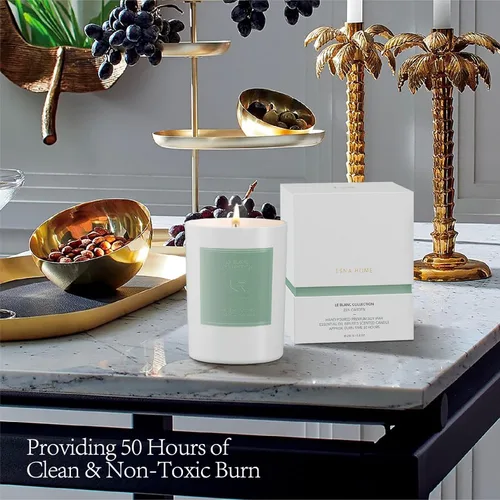 Vista 6 de ESNA HOME Leblanc Zen Garden Velas perfumadas de aromaterapia de alta calidad, velas de soja de aceites esenciales naturales, regalos para mujeres