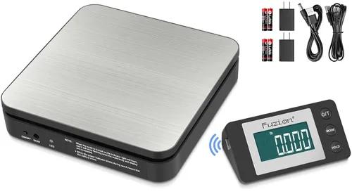 Vista 8 de Fuzion Báscula Digital de Envío de 88 lb × 0.1 oz, Báscula Postal de Acero Inoxidable Duradera con Tara, 4 Modos de Pesaje, Báscula de Envío