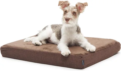 Vista 16 de Barkbox; cama para perro con plataforma de espuma viscoelástica, colchón de felpa para alivio ortopédico de articulaciones, lavable a máquina